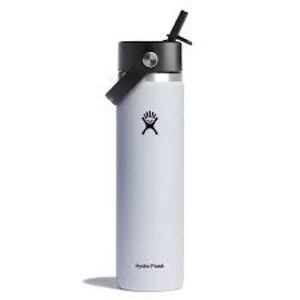 Hydro Flask Classic White with Black Cap